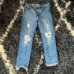 Levi Wedgie Straight Jeans